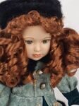 C127 Фарфоровая кукла. Винтаж. Genuine Porcelain Doll. Европа