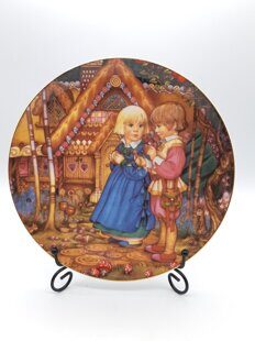 E720 Декоративная тарелка Hansel and Gretel, Винтаж, Royal Doulton