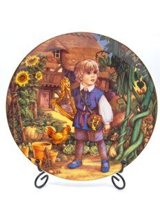 E721 Декоративная тарелка Jack and the Beanstalk, Винтаж, Royal Doulton